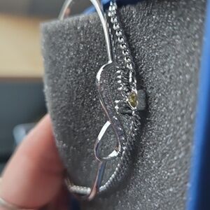 Elegant Silver Infinity Bracelet